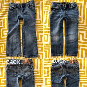 2 Pair 77Kids American Eagle, Toddler Size 3 Jeans